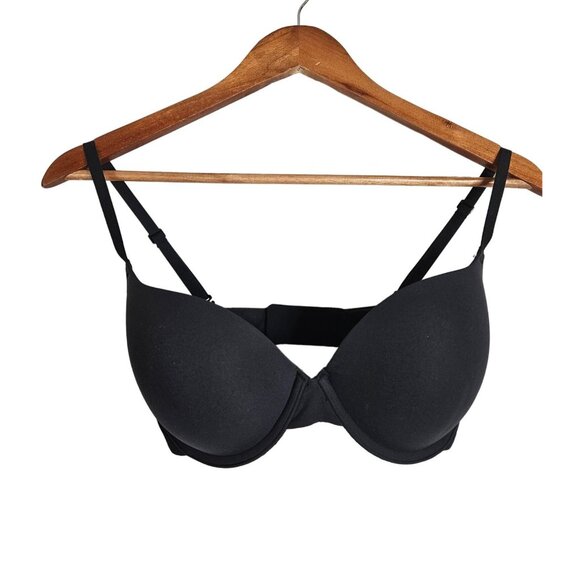 Skims Womens Black 32DD Padded Underwire Bra Adjustable Straps - Picture 10 of 11